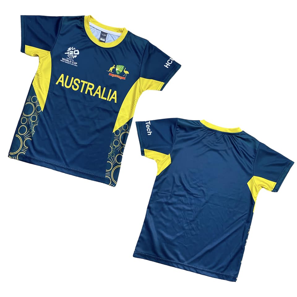 AUSTRALIA FULL BODY SUBLIMATION PRINT KIDS JERSEY