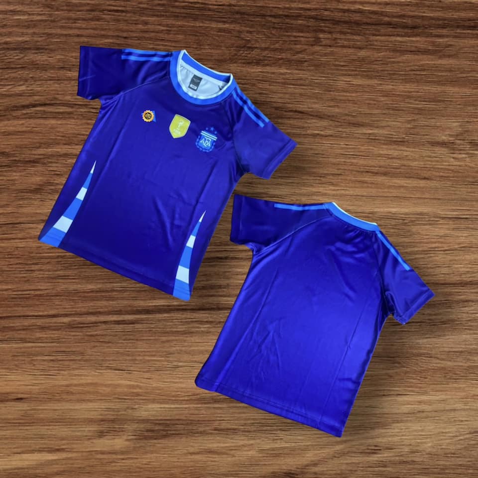 ARGENTINA AWAY FULL BODY SUBLIMATION PRINT KIDS JERSEY