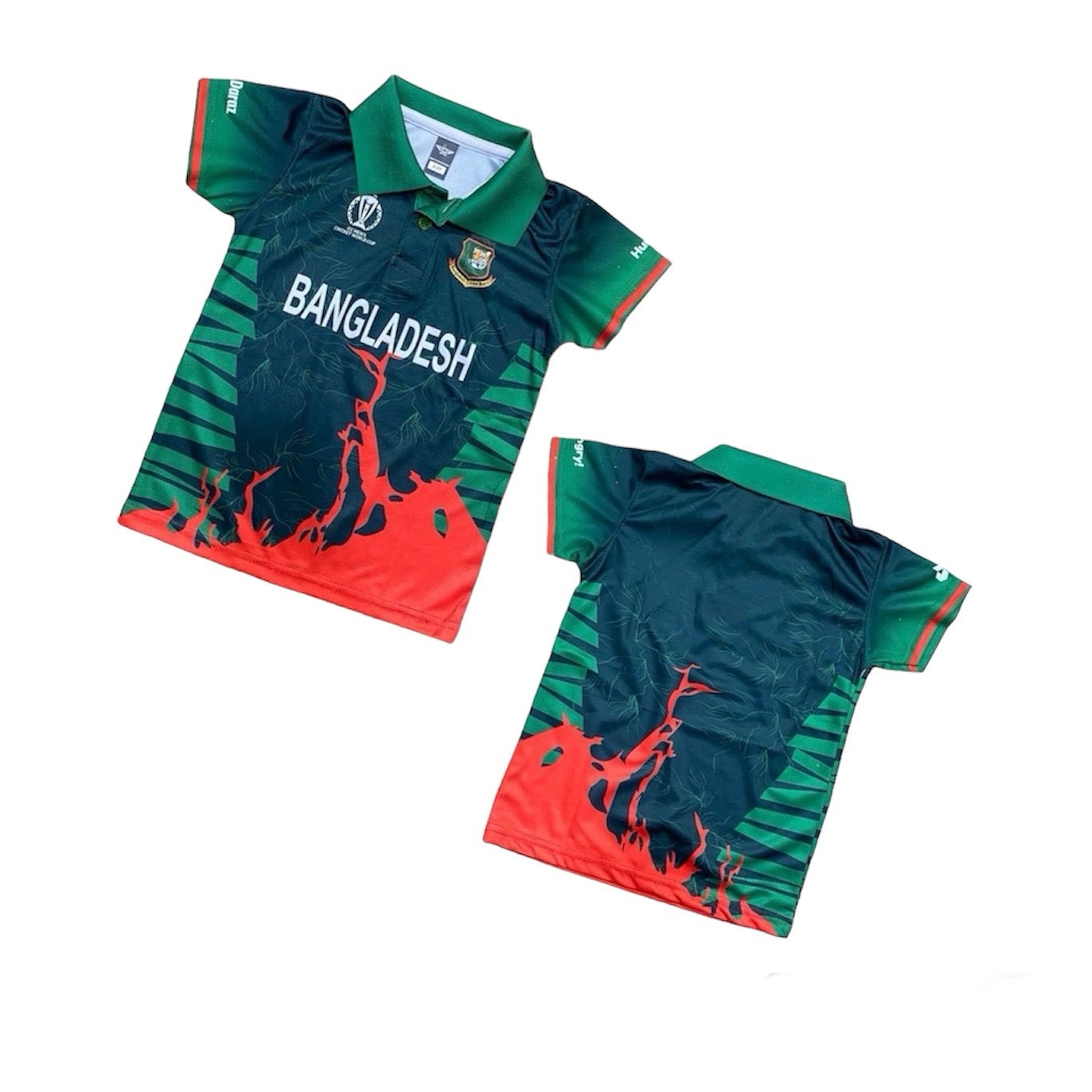 BANGLADESH FULL BODY SUBLIMATION PRINT KIDS POLO JERSEY