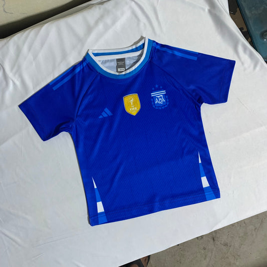 ARGENTINA AWAY FULL BODY SUBLIMATION PRINT KIDS JERSEY