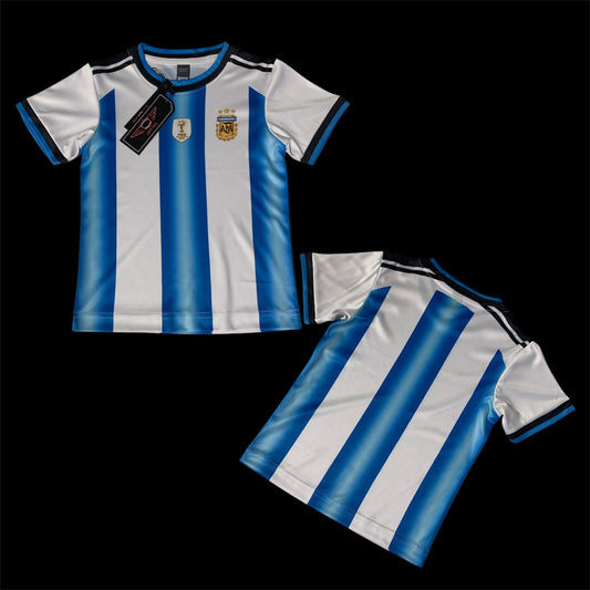 ARGENTINA WORLD CUP 2026 FULL BODY PRINT PREMIUM QUALITY KIDS JERSEY