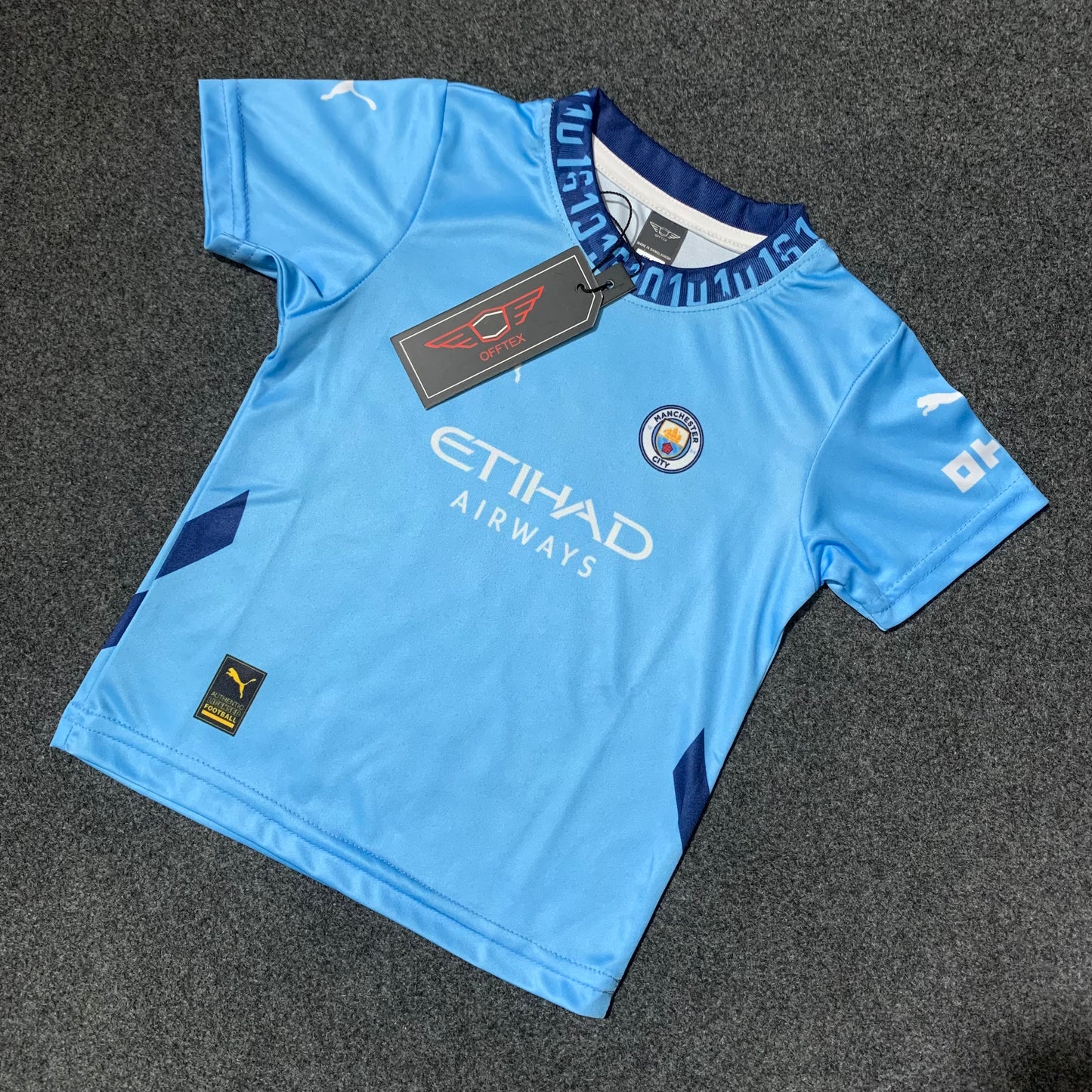MANCHESTER CITY FULL BODY PRINT PREMIUM QUALITY KIDS JERSEY