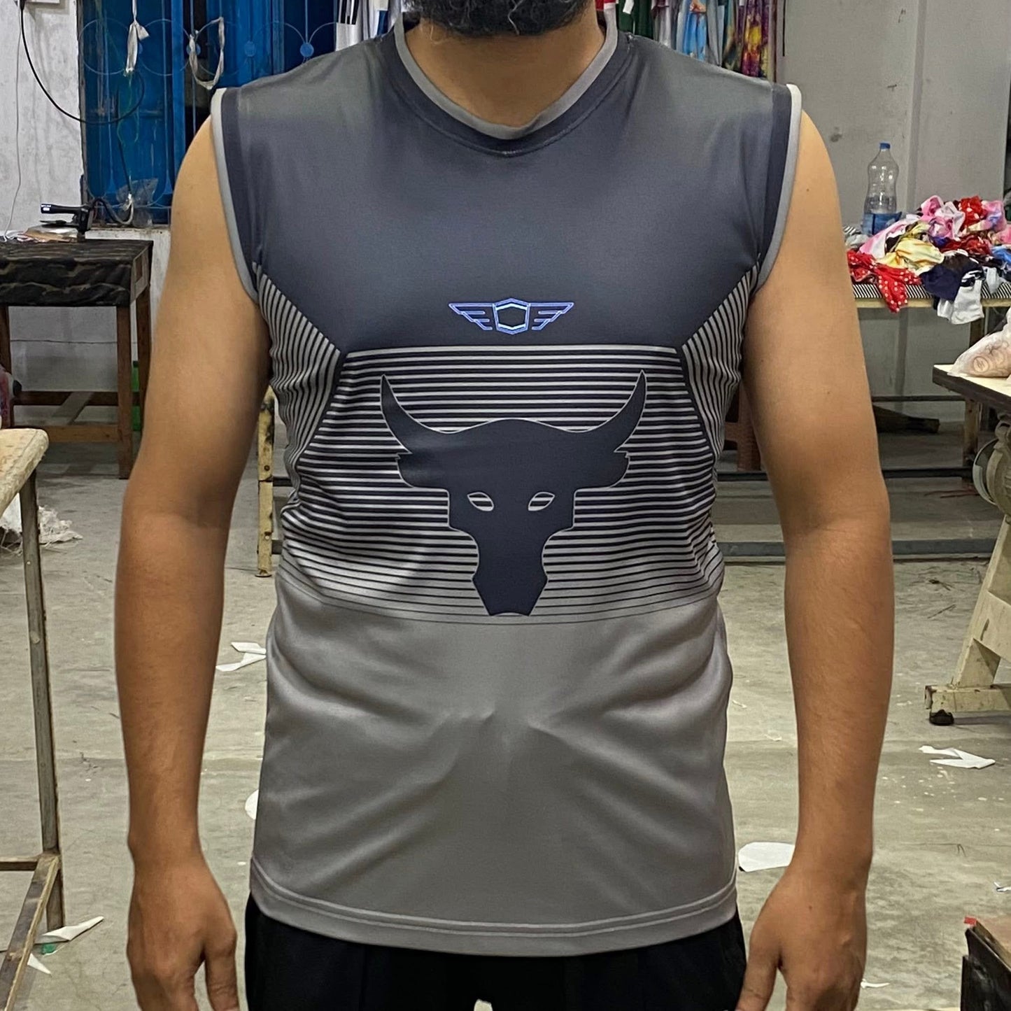 FULL BODY SUBLIMATION PRINT MEN'S SLEEVELESS