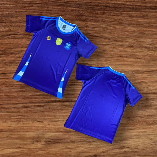 ARGENTINA AWAY FULL BODY SUBLIMATION PRINT KIDS JERSEY