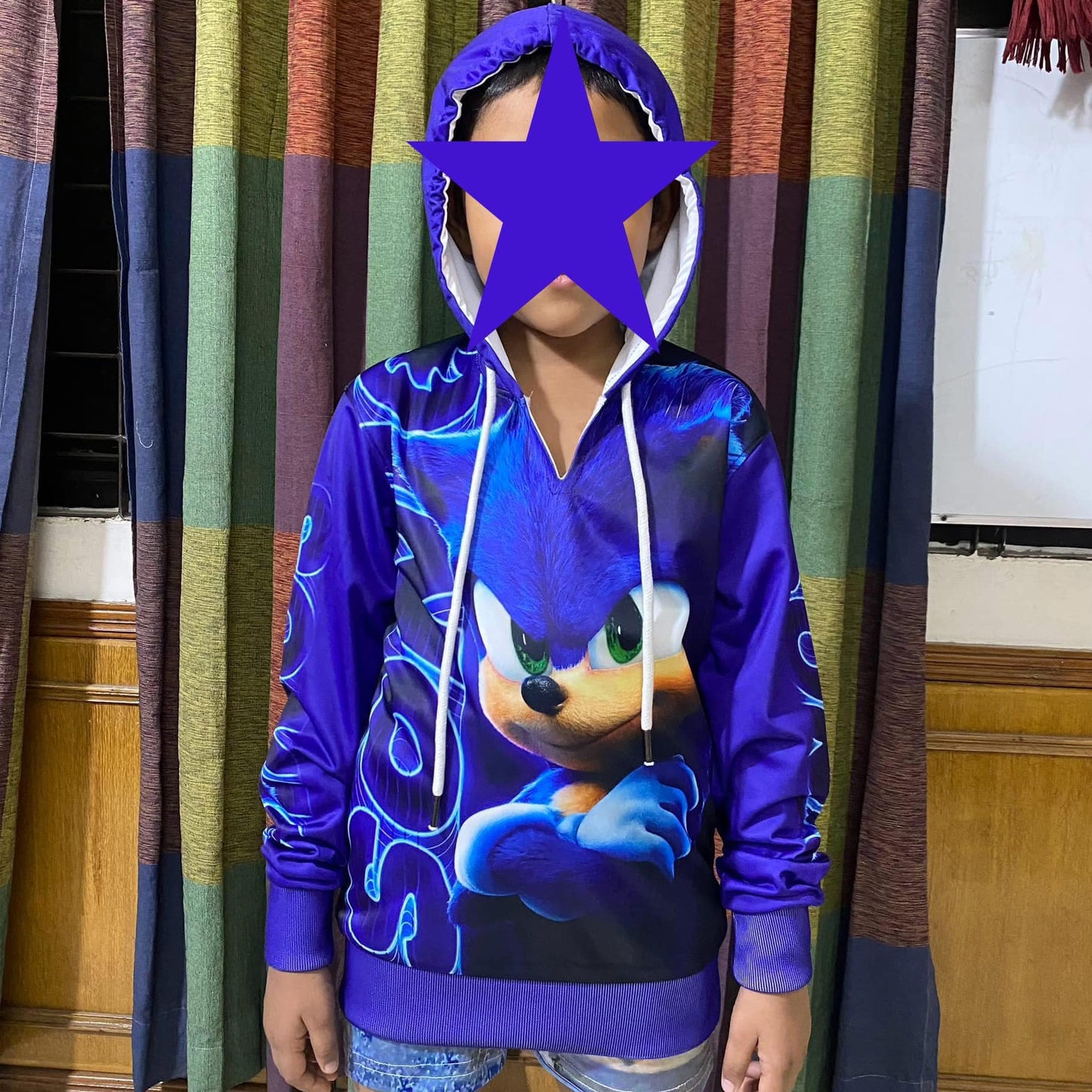 SONIC KIDS HODDY (2 TO 9Y)