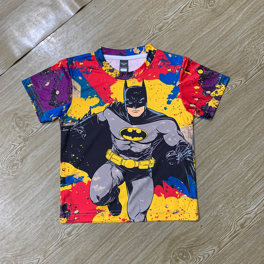 BATMAN FULL BODY PRINT KIDS T-SHIRT ( LIFE TIME COLOR GUARANTEE)
