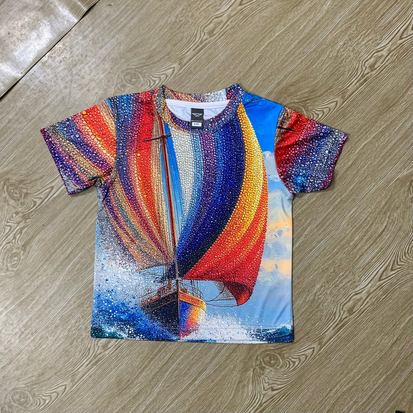 FULL BODY PRINT KIDS 3D PRINT T-SHIRT ( LIFE TIME COLOR GUARANTEE)11