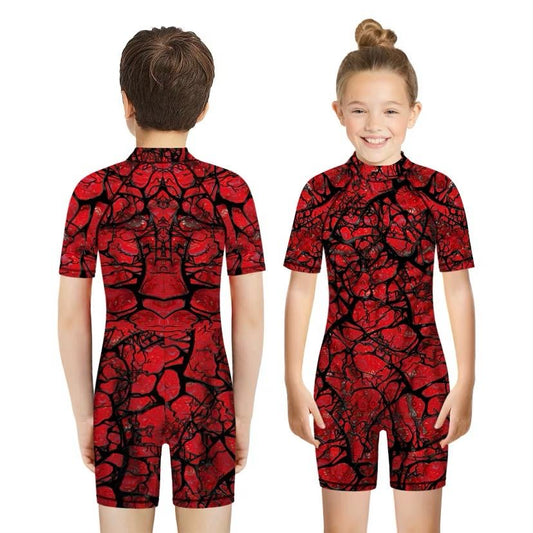 BABY HALF SLEEVE SWIMMING SUIT WITH CAP ( 2Y TO 14YEAR)