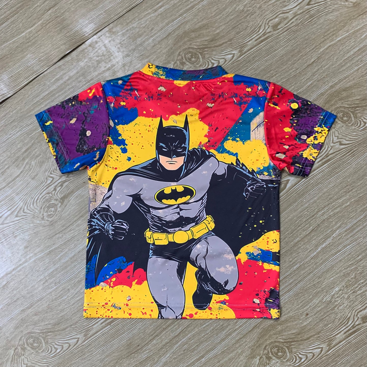 BATMAN FULL BODY PRINT KIDS T-SHIRT ( LIFE TIME COLOR GUARANTEE)