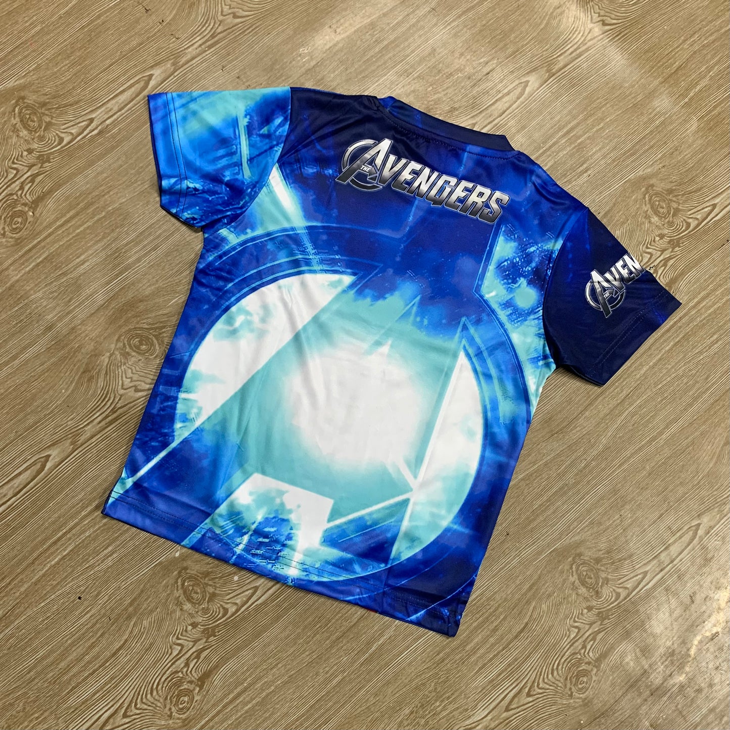 প্রিমিয়াম কোয়ালিটি স্ক্যাপ্টেন আমেরিকা ফুল বডি প্রিন্ট বেবি টি-শার্ট (১ বছর থেকে ৯ বছর)