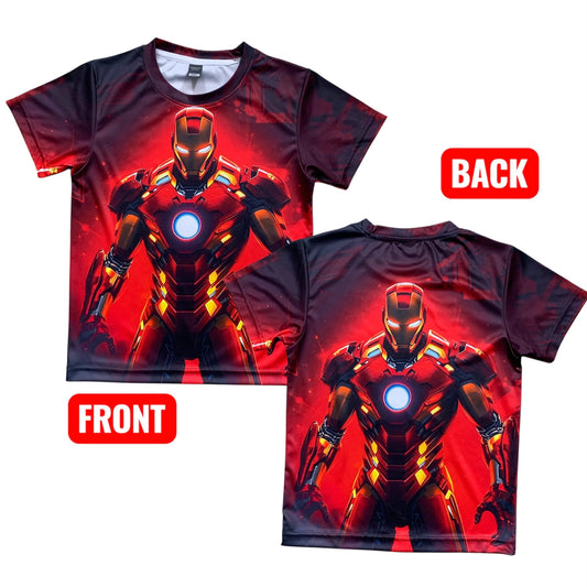 IRONMAN FULL BODY PRINT KIDS T-SHIRT