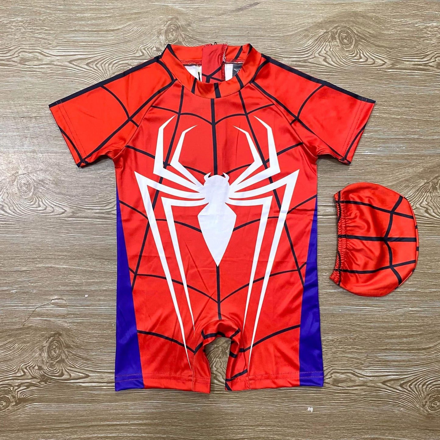 SPIDERMAN KIDS SWIMMINGSUIT WITH CAP